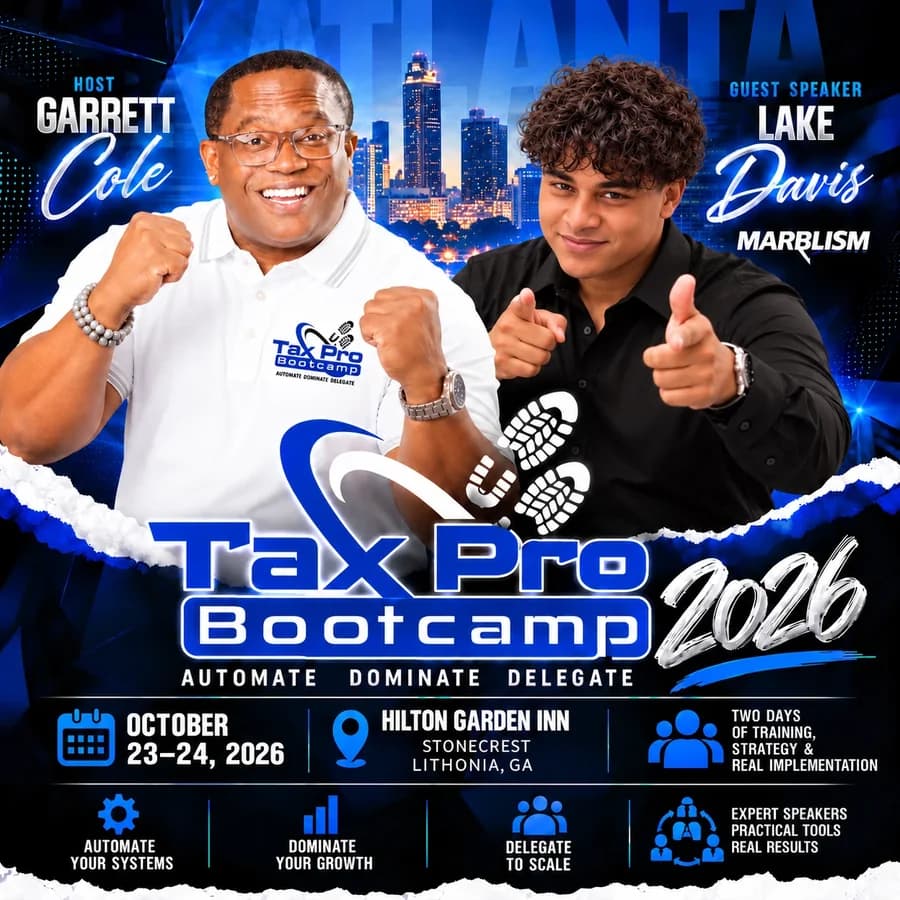 Tax Pro Bootcamp 2026