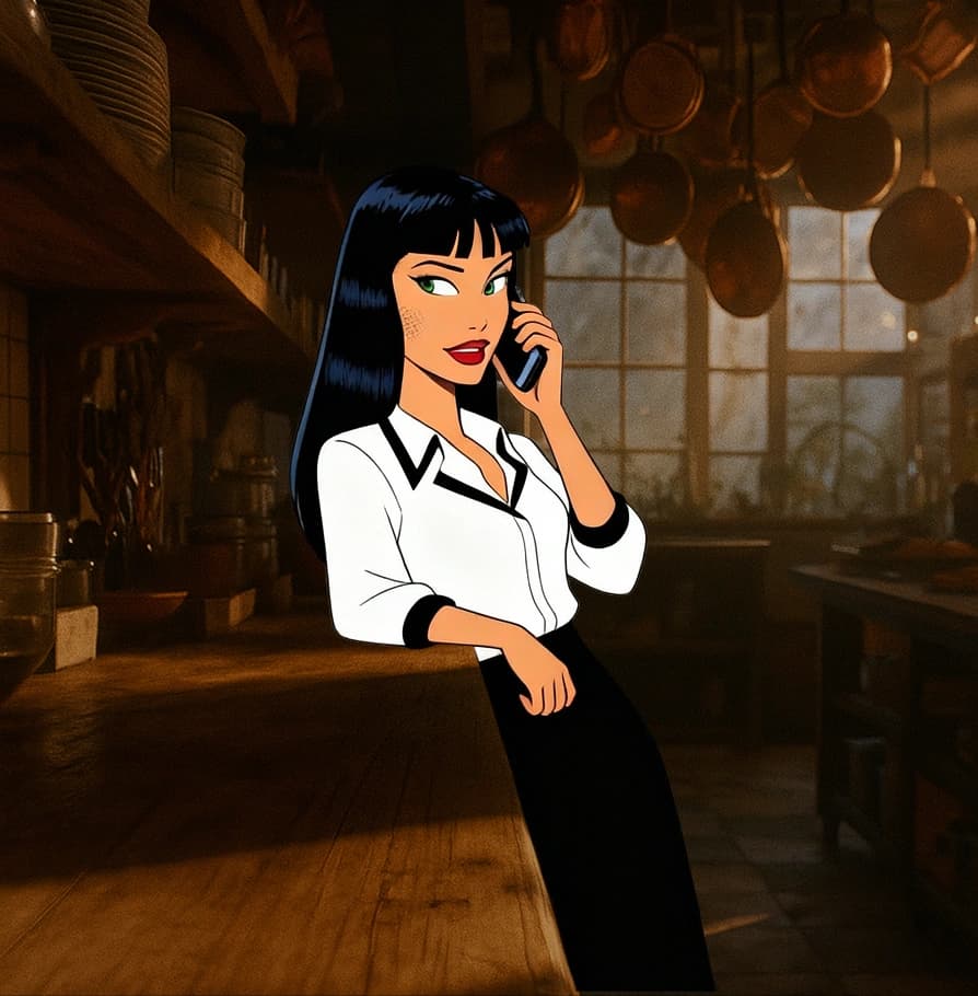 Day's over. Rachel's still answering calls.