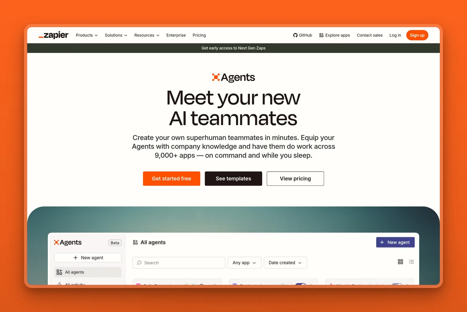 Zapier Agents AI teammates across 9,000 connected apps